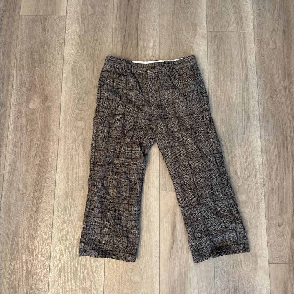 Marc Jacobs Plaid Cropped Trousers